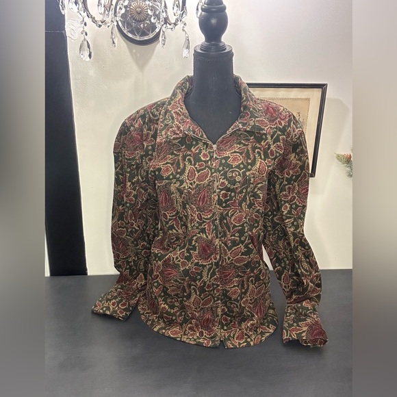 Vintage 2004 corduroy paisley jacket - Picture 4 of 11